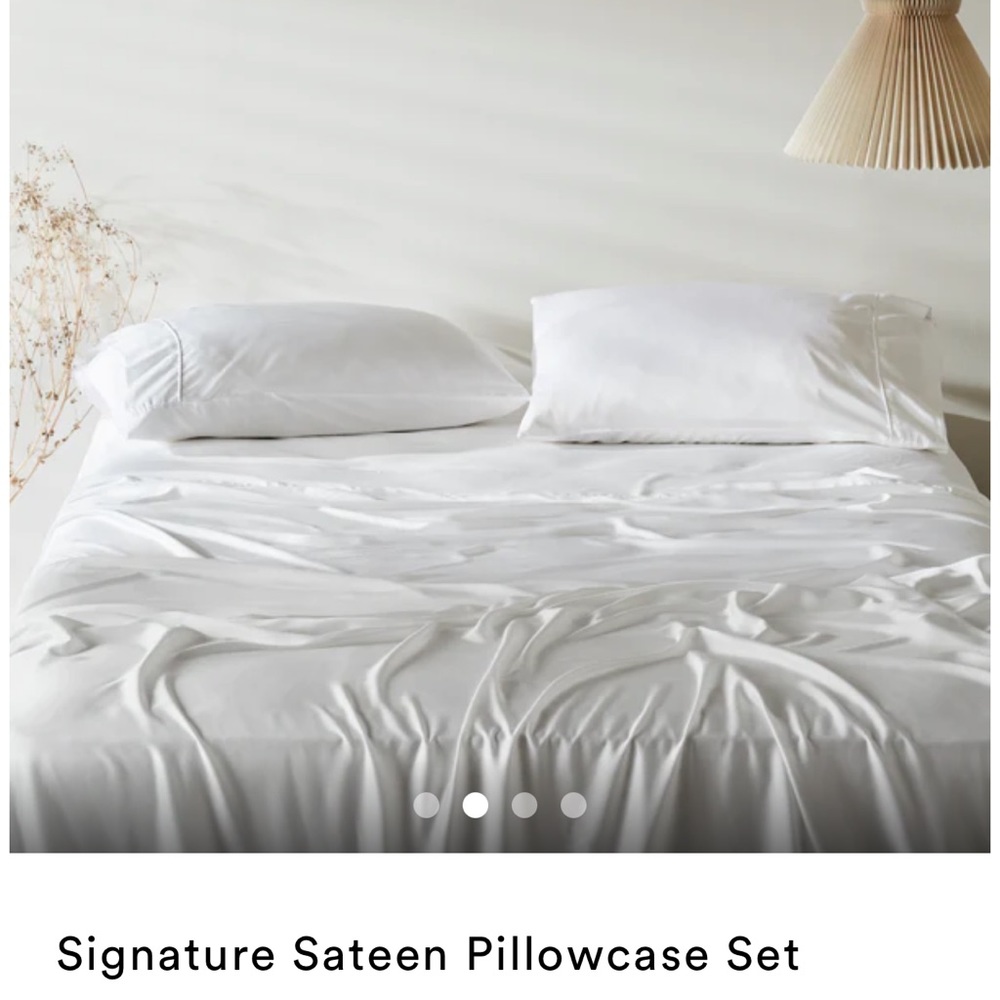 Ettitude Signature Sateen Pillowcase Set